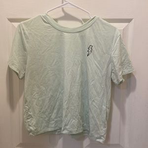 Green Shirt With Lighting-Bolt